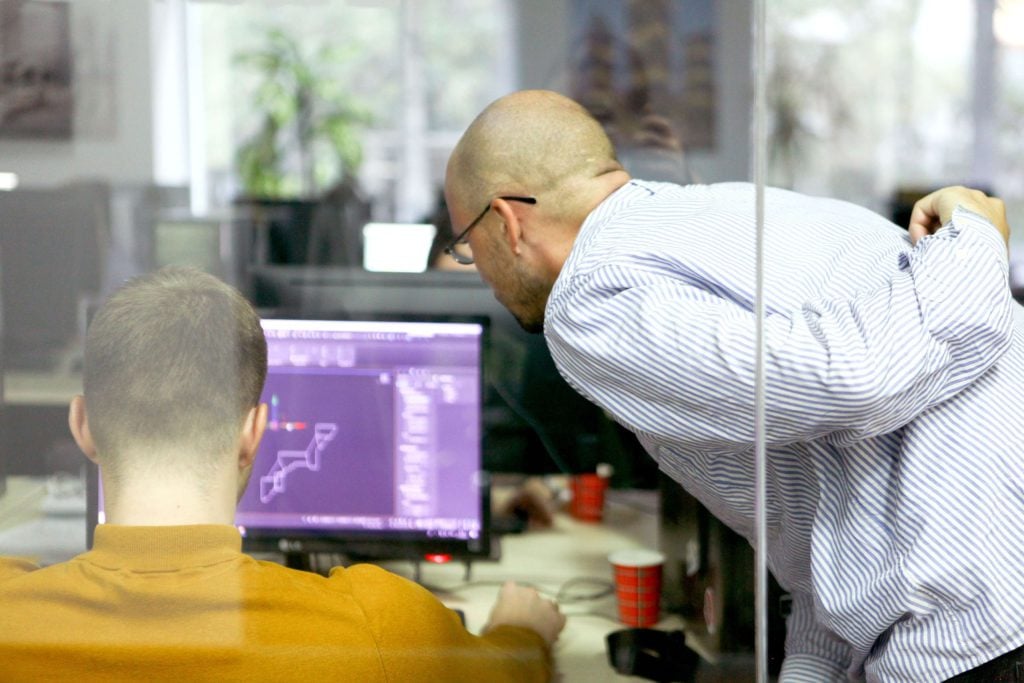 3D rendering artist working on a CGI project