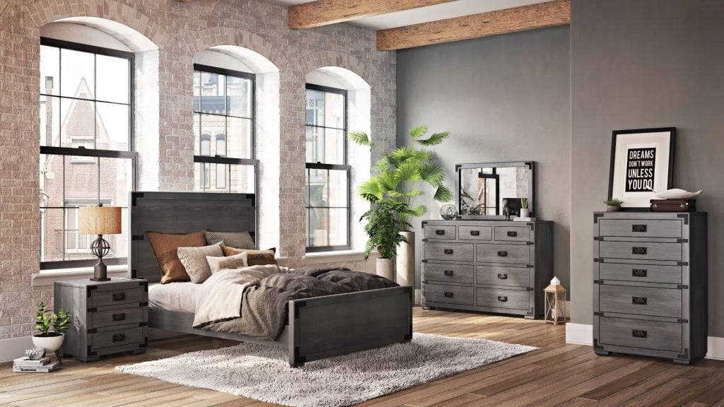 Bedroom Furniture 3D Rendering