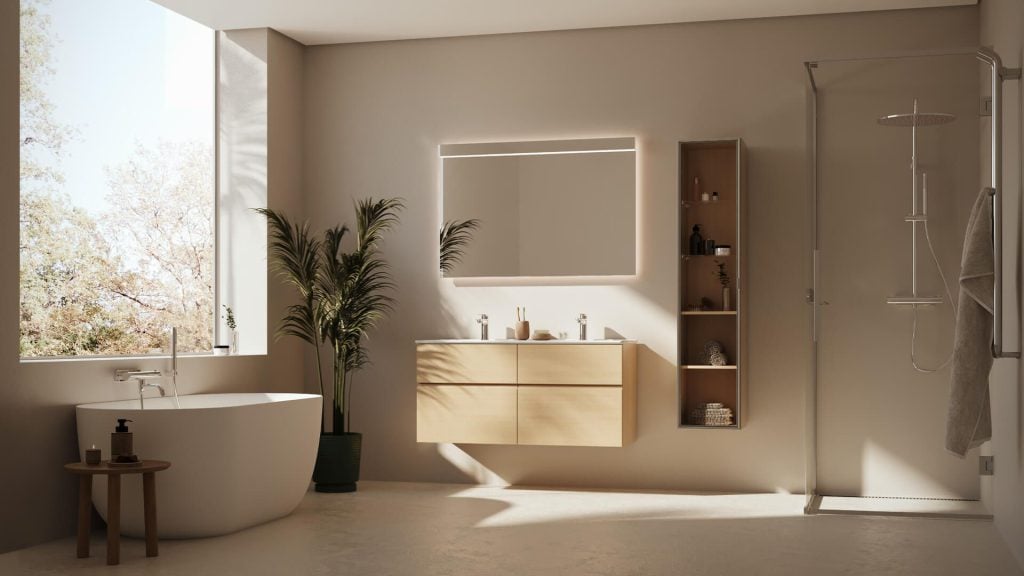 Photorealistic 3D Bathroom Interior Rendering