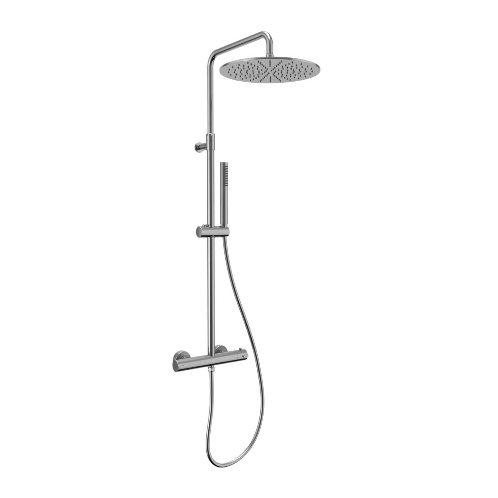 3D Product Rendering of stylish Shower Fixture