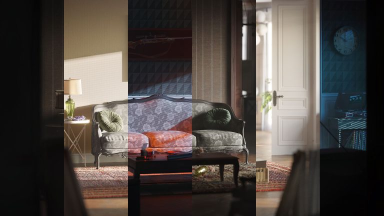 3D rendering styles overview — dramatic, lyric and epic mood types for lifestyle CGI