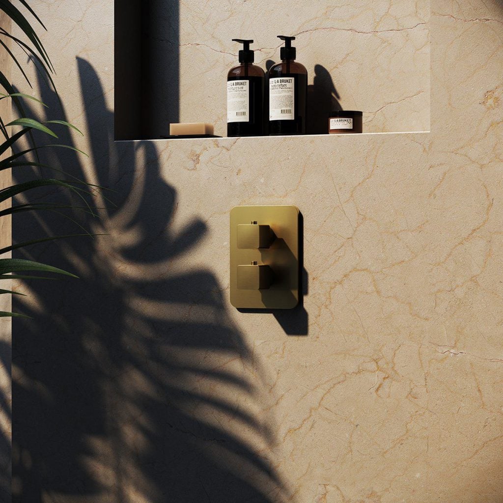 Photorealistic 3D Interior Rendering of Bathroom Accessories