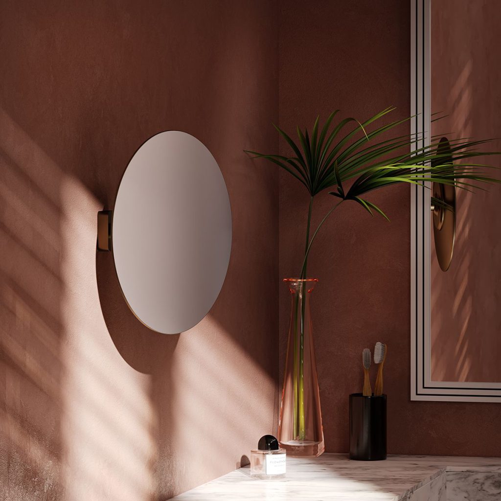 Photorealistic 3D Interior Visualization of trendy Bathroom