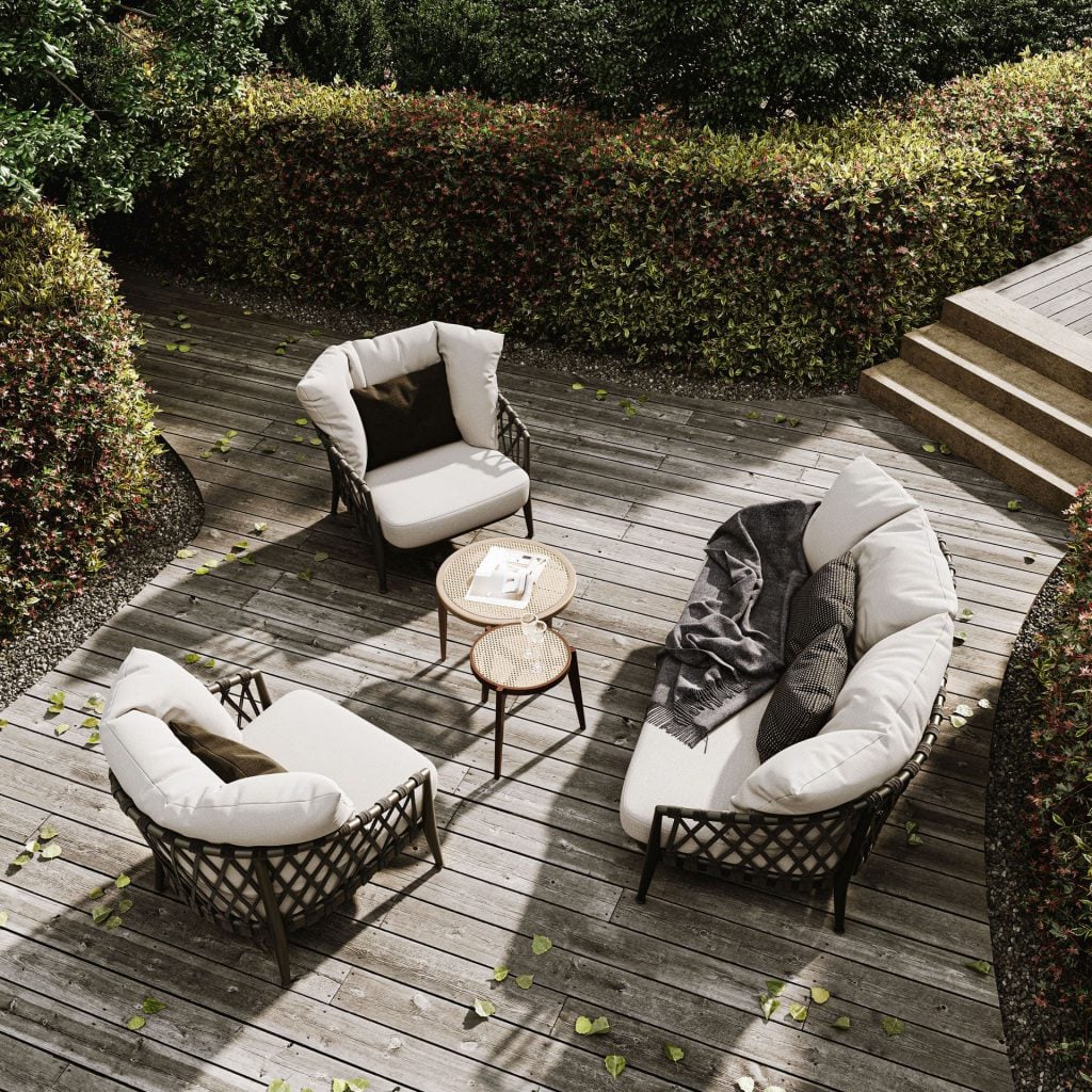 3D Furniture Rendering and Visualization of Outdoor Patio