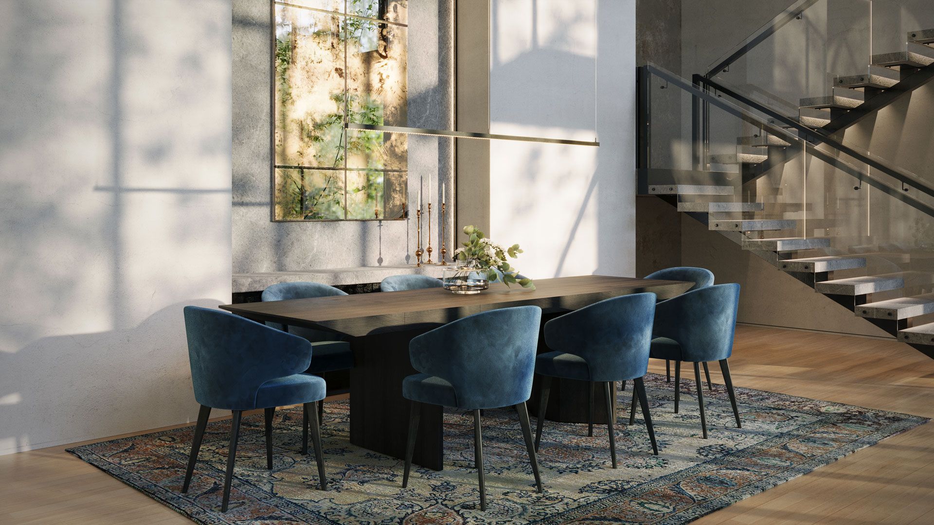 Dining Roomset Visualization for Lighting