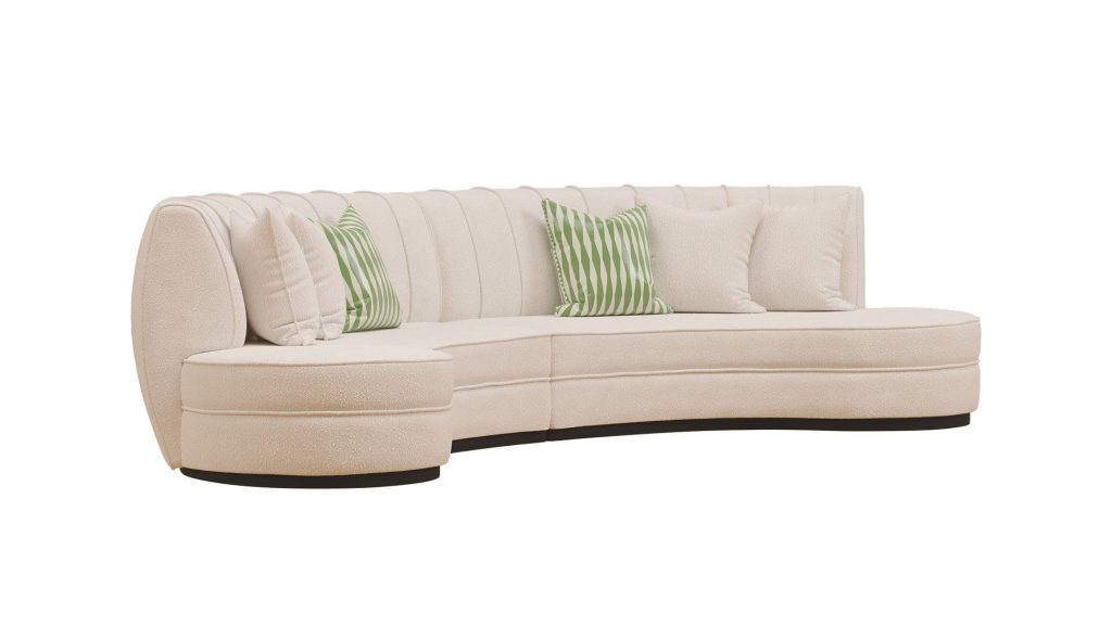 3D Furniture Rendering of Modern Sofa – High-Quality Visualization