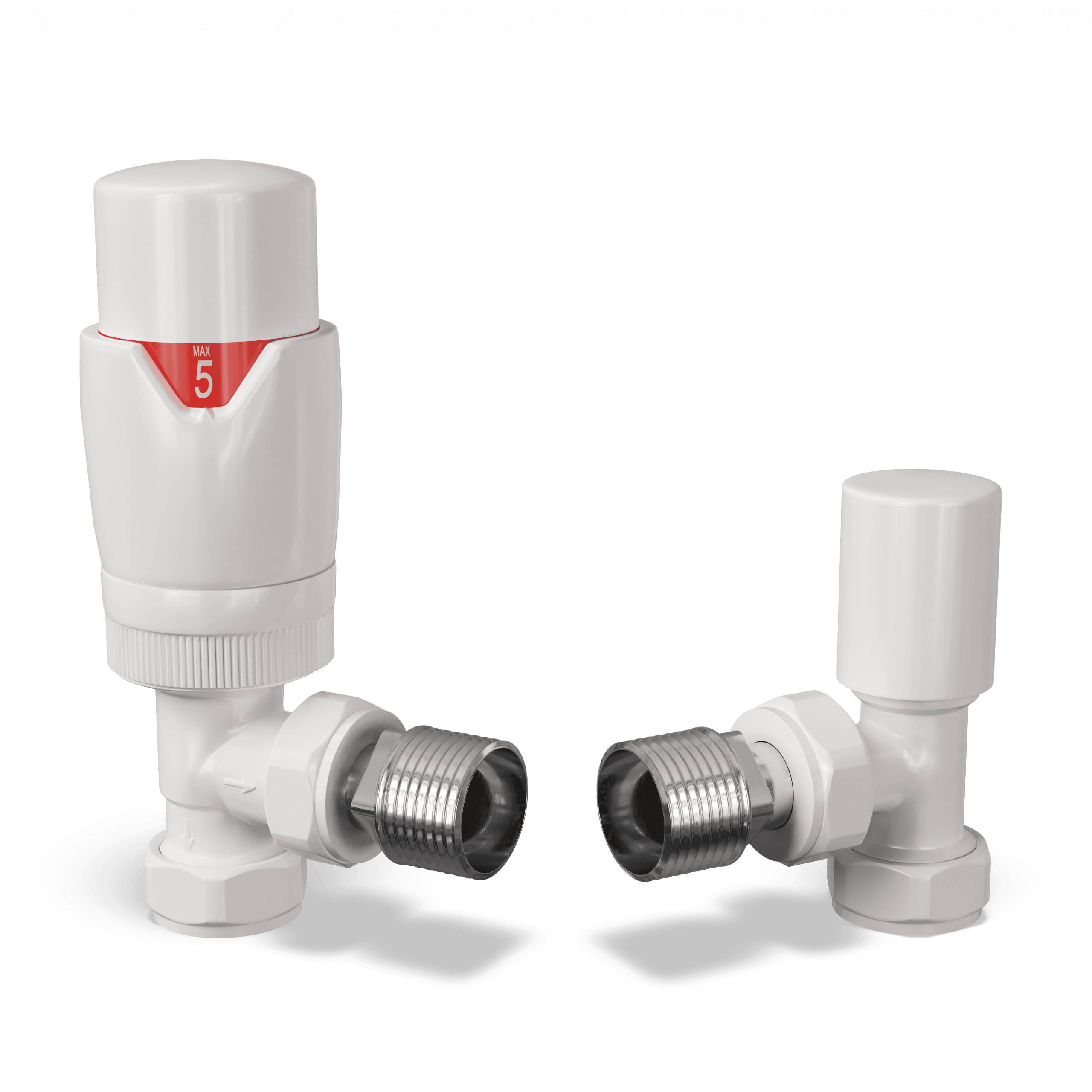 White Radiator Valve CG Visualization