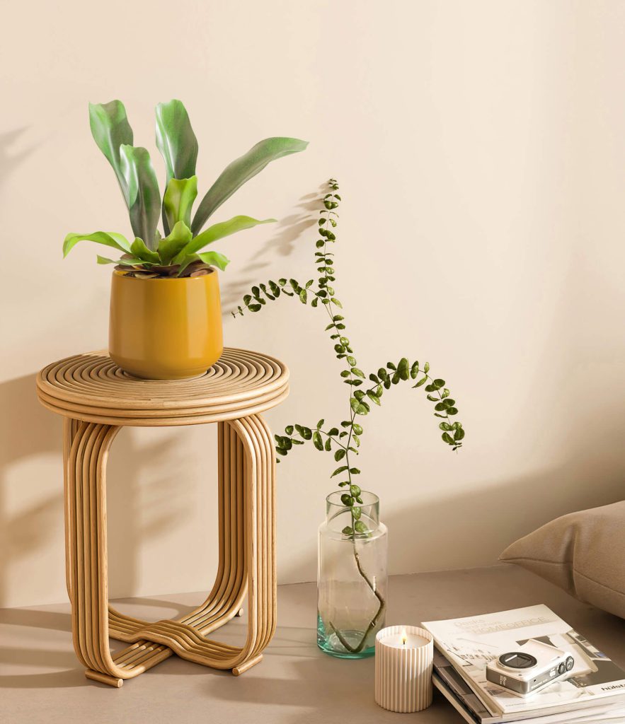3D Furniture Rendering and Visualization – Modern Plant Stand