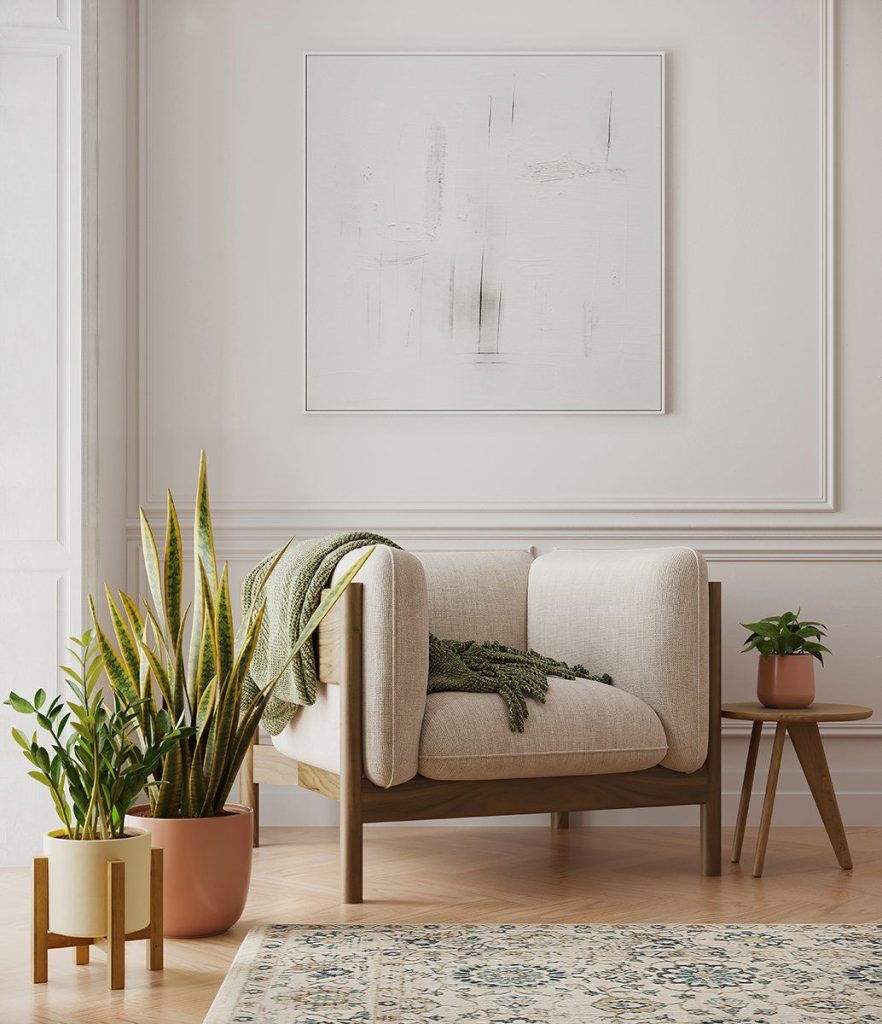 3D Interior Visualization of Modern Furniture