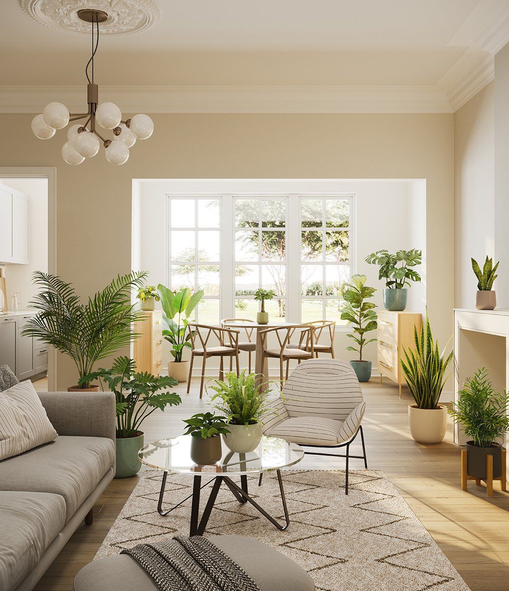 Lifestyle 3D Visualization of Plant Pots