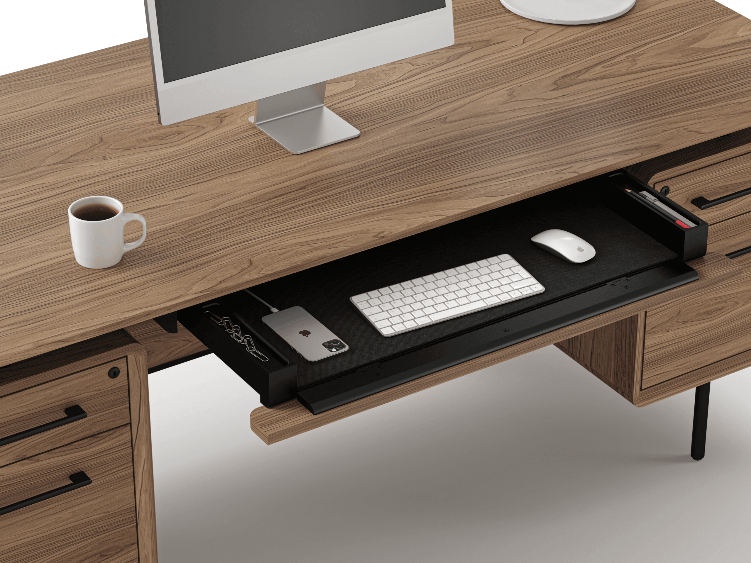 Desk Drawer Close Up CG Shot