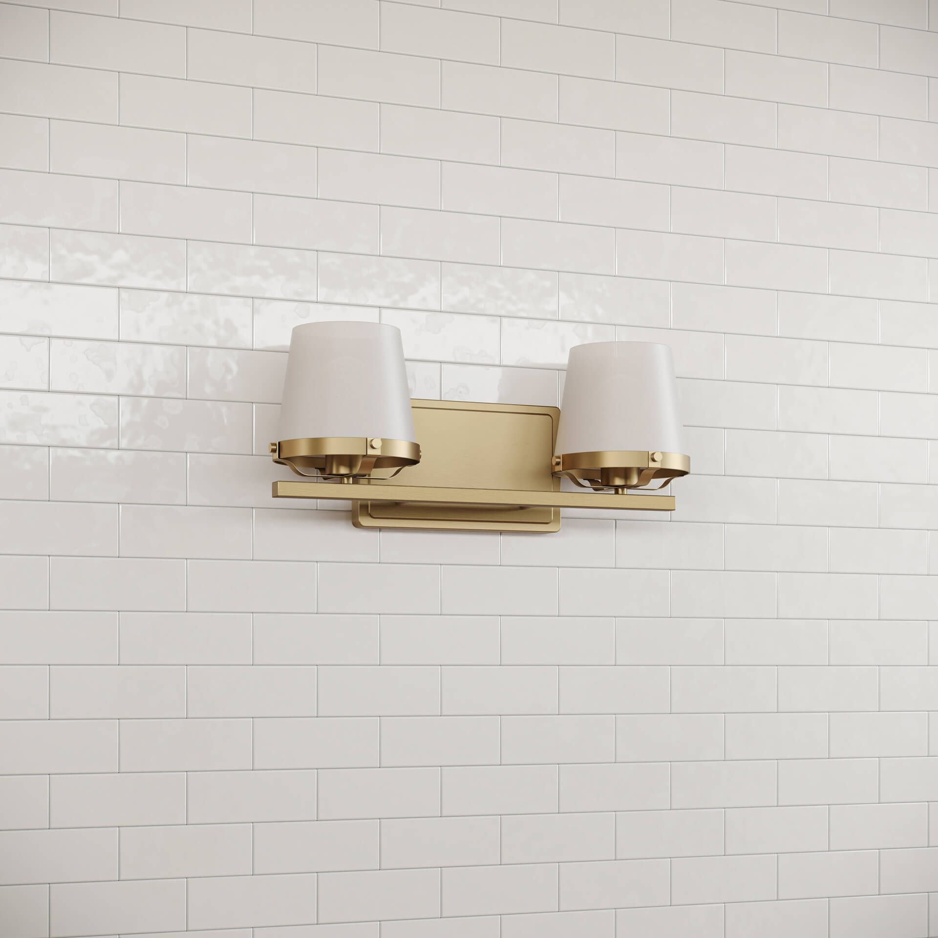 3D rendered image of a modern wall light fixture showcasing photorealistic product rendering and 3D product visualization