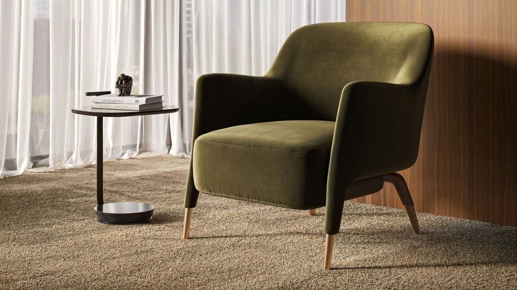 Photorealistic 3D Furniture Rendering – Modern Chair and Table