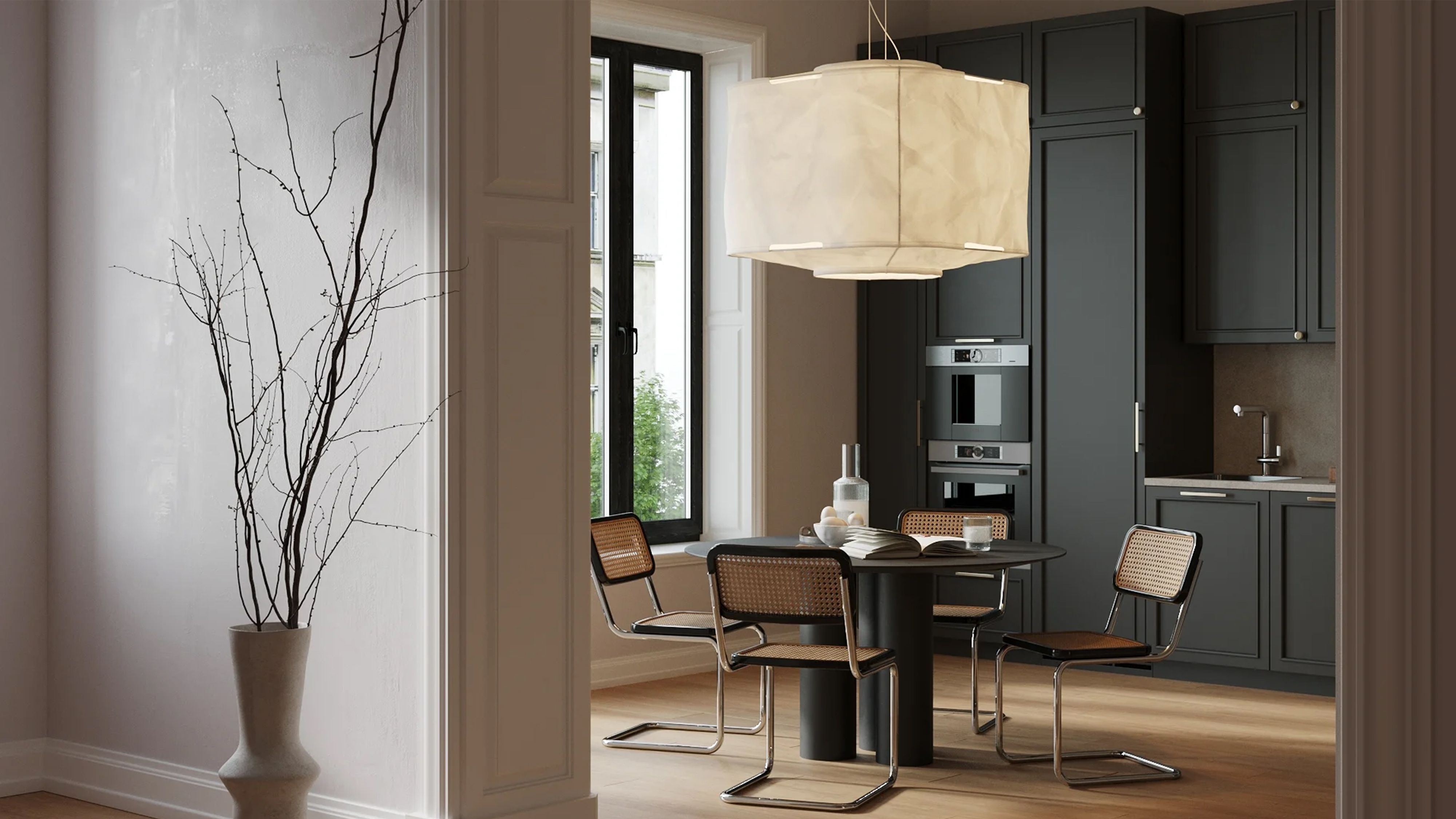 Lifestyle 3D Render of a Lighting Fixture