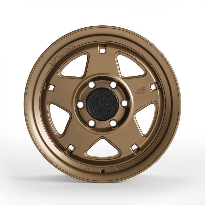 High-resolution automotive 3D rendering of alloy rim — studio
