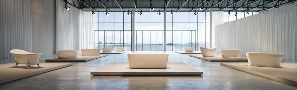 Bathroom Showroom 3D Visualization