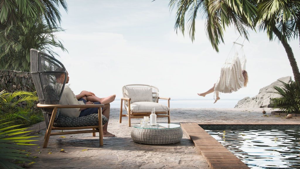 3D Lifestyle Visualization of Outdoor fittings by the Beach