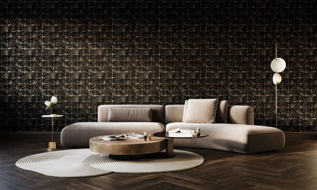 3D Interior Visualization of Modern Furniture Setup