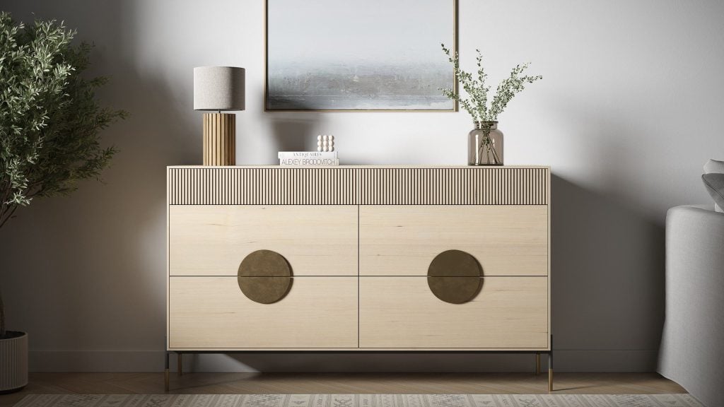 Photorealistic 3D Furniture Rendering – Modern Sideboard