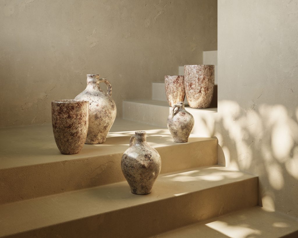 Ceramic Vases Product 3D Rendering