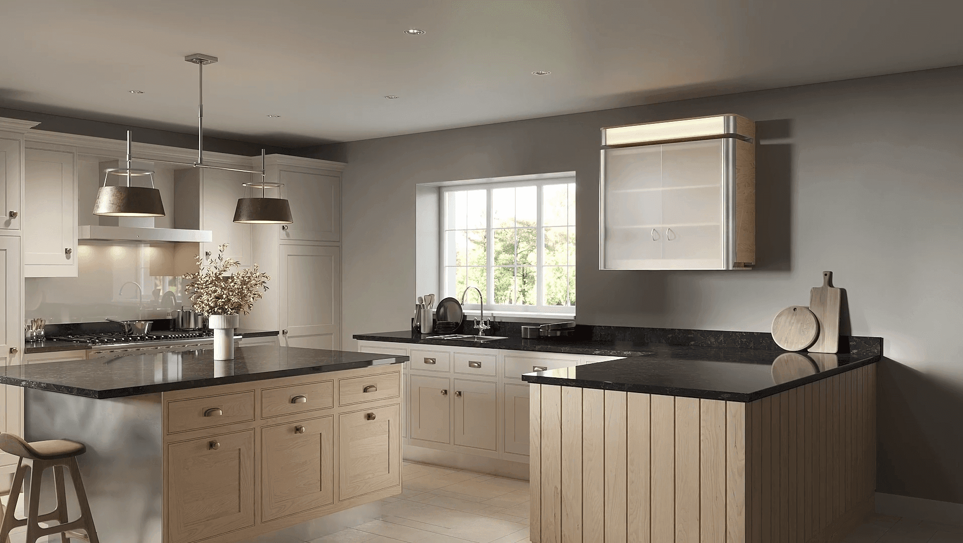 Novare accessible cabinet system, 3D product rendering