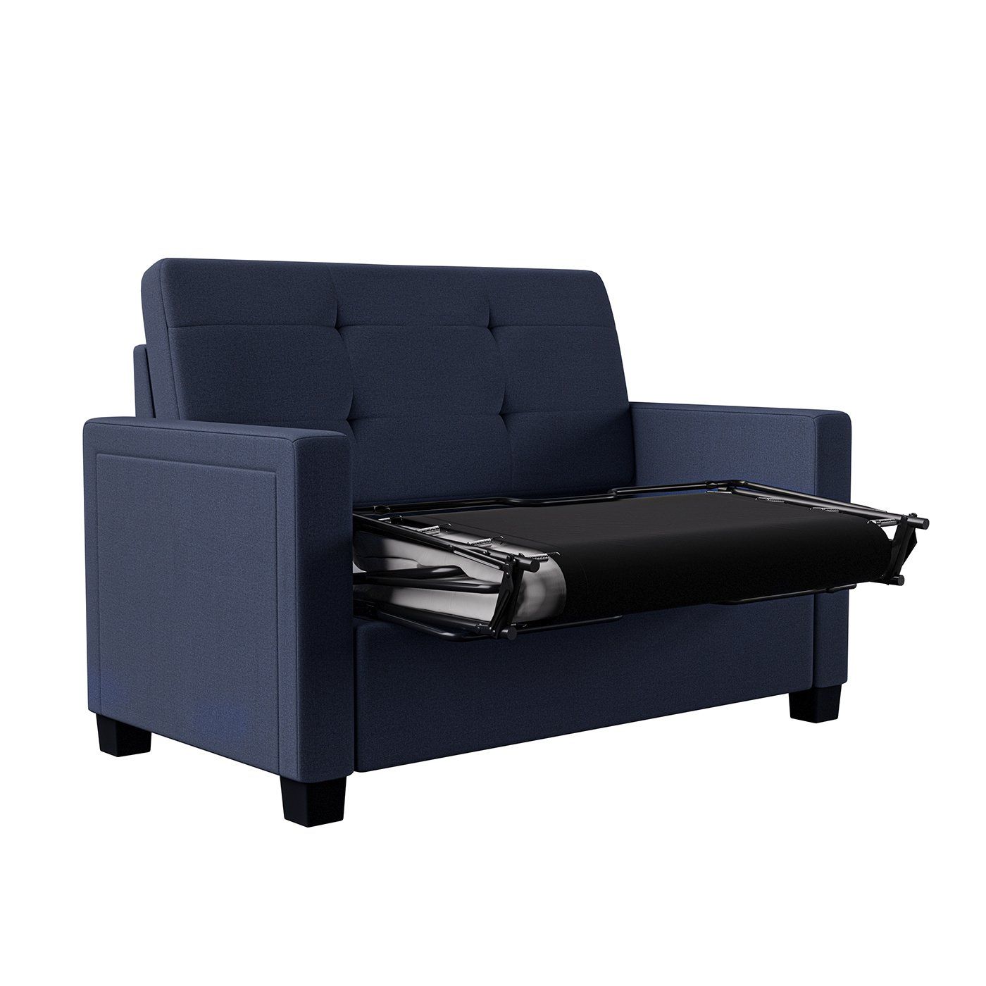 3D model of a sofa bed showcasing realistic product rendering and 3D product visualization