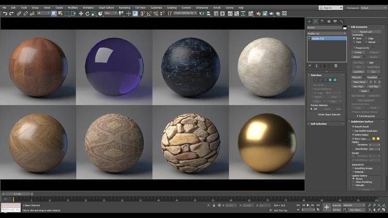 Applying Materials for CG Render in 3D Max