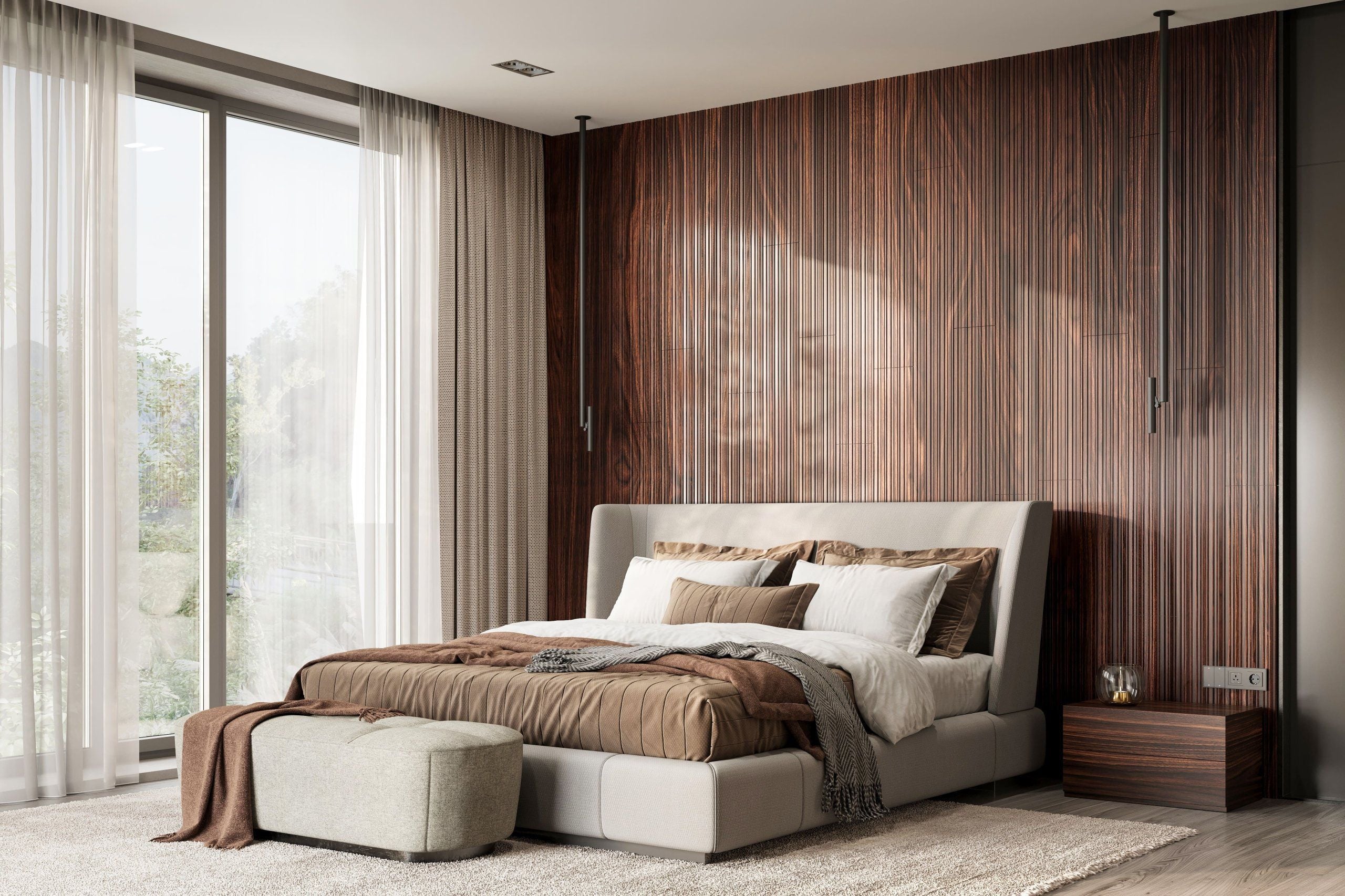 Lifestyle 3D Render for a Bed