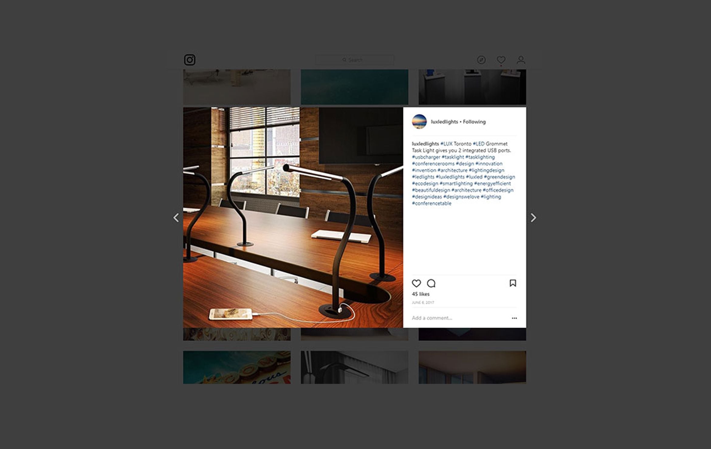 3D furniture modeling and rendering showcasing a modern conference room with sleek lighting and wooden table, highlighting 3D interior visualization and photorealistic rendering.