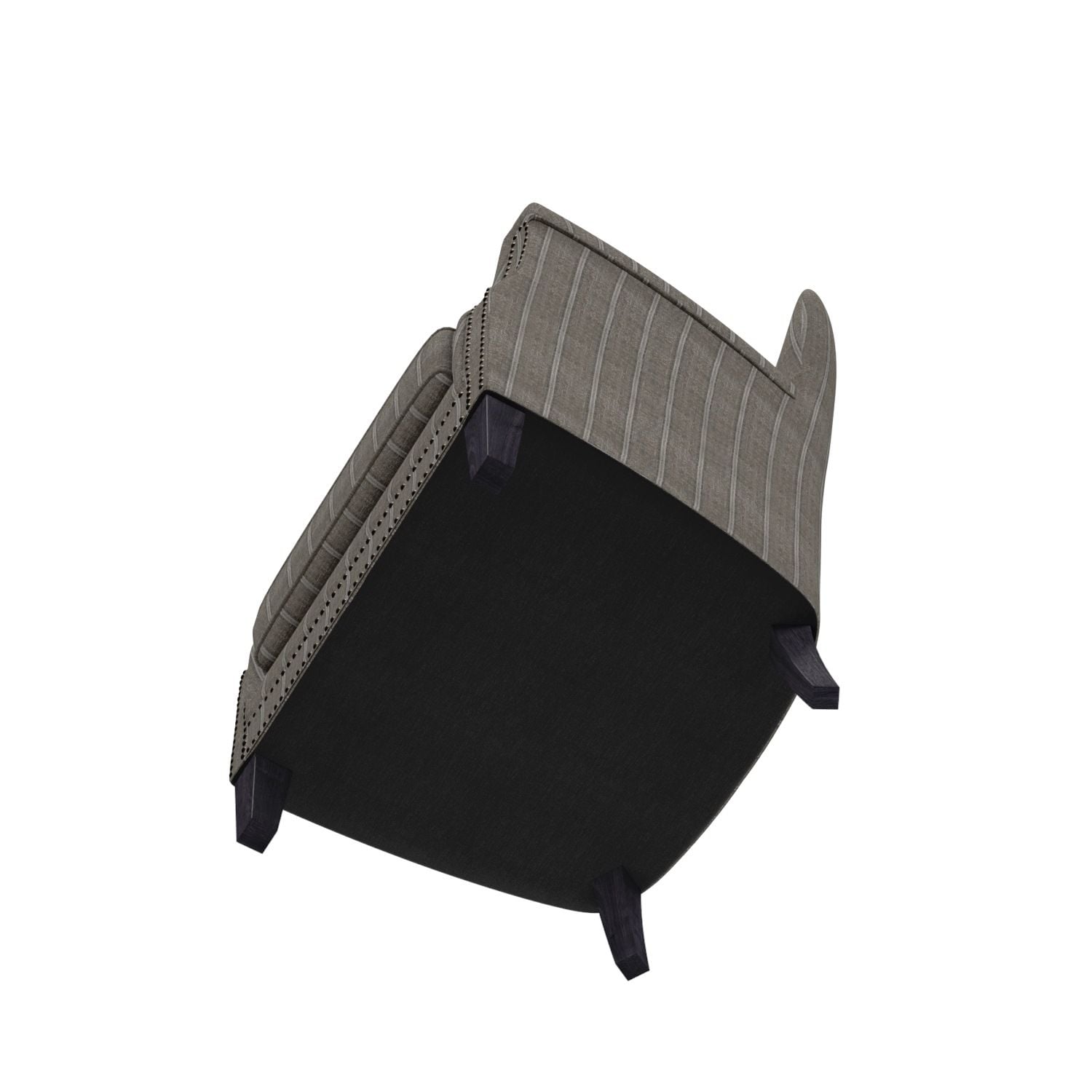 Turntable frame of a dining chair at 60°