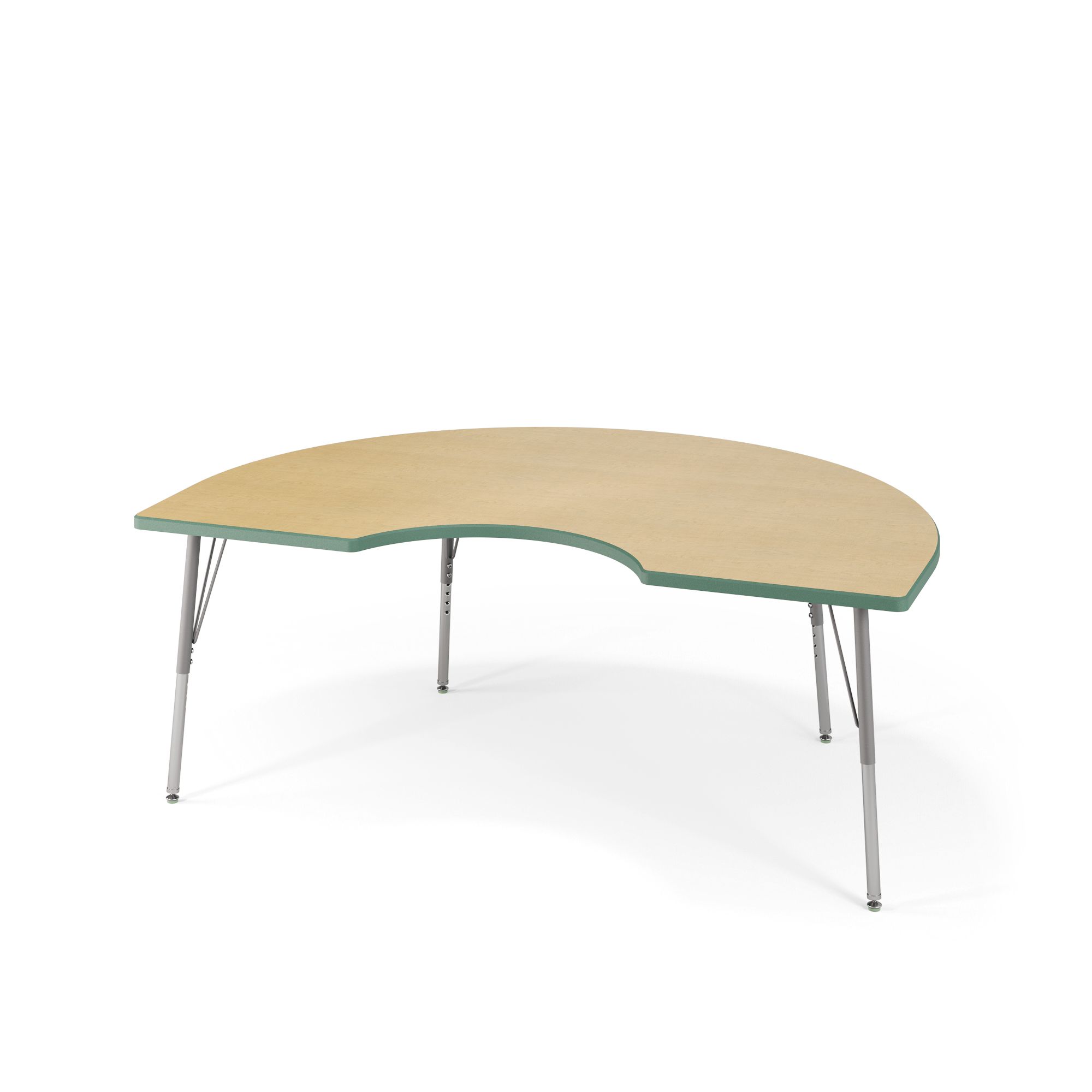 Green Combination Desk Silo Rendering