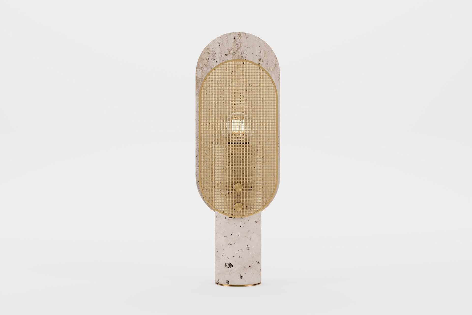 Lamp Close-Up CG Image with a Front Angle