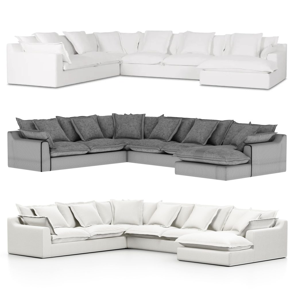 High-Quality Sofa Modeling and Rendering