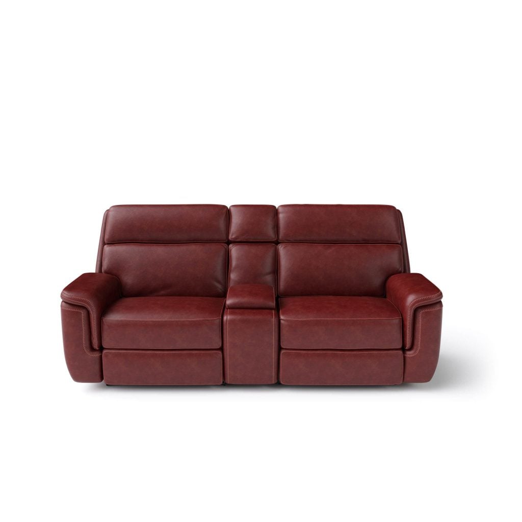 3D Furniture Rendering of a Leather Sofa – High-Quality Visualization