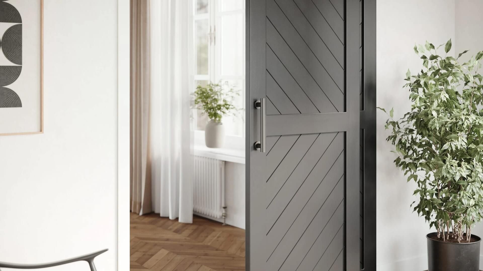 Versatile 3D Render of an Interior Door