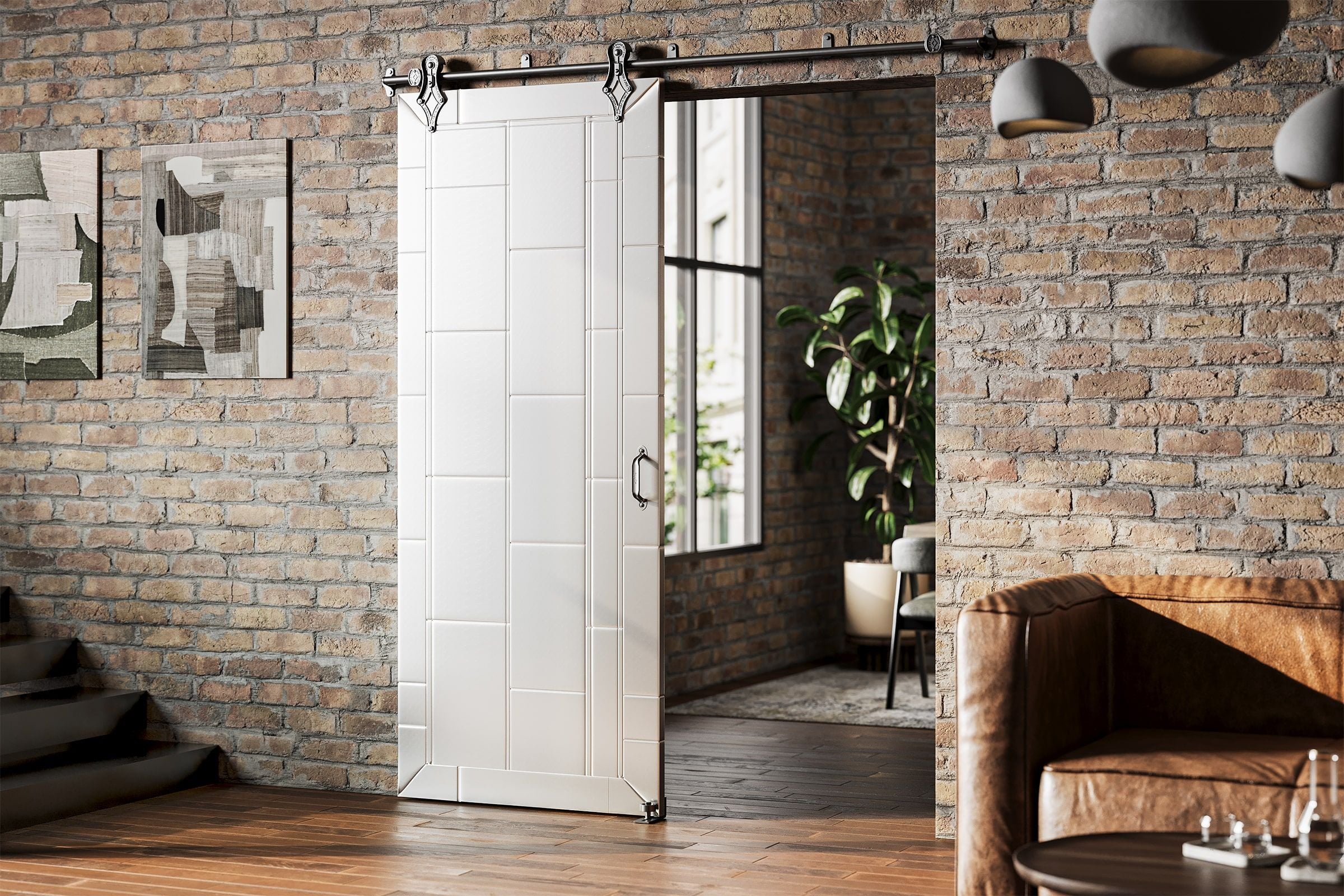 Bar Scene Door Hardware CGI