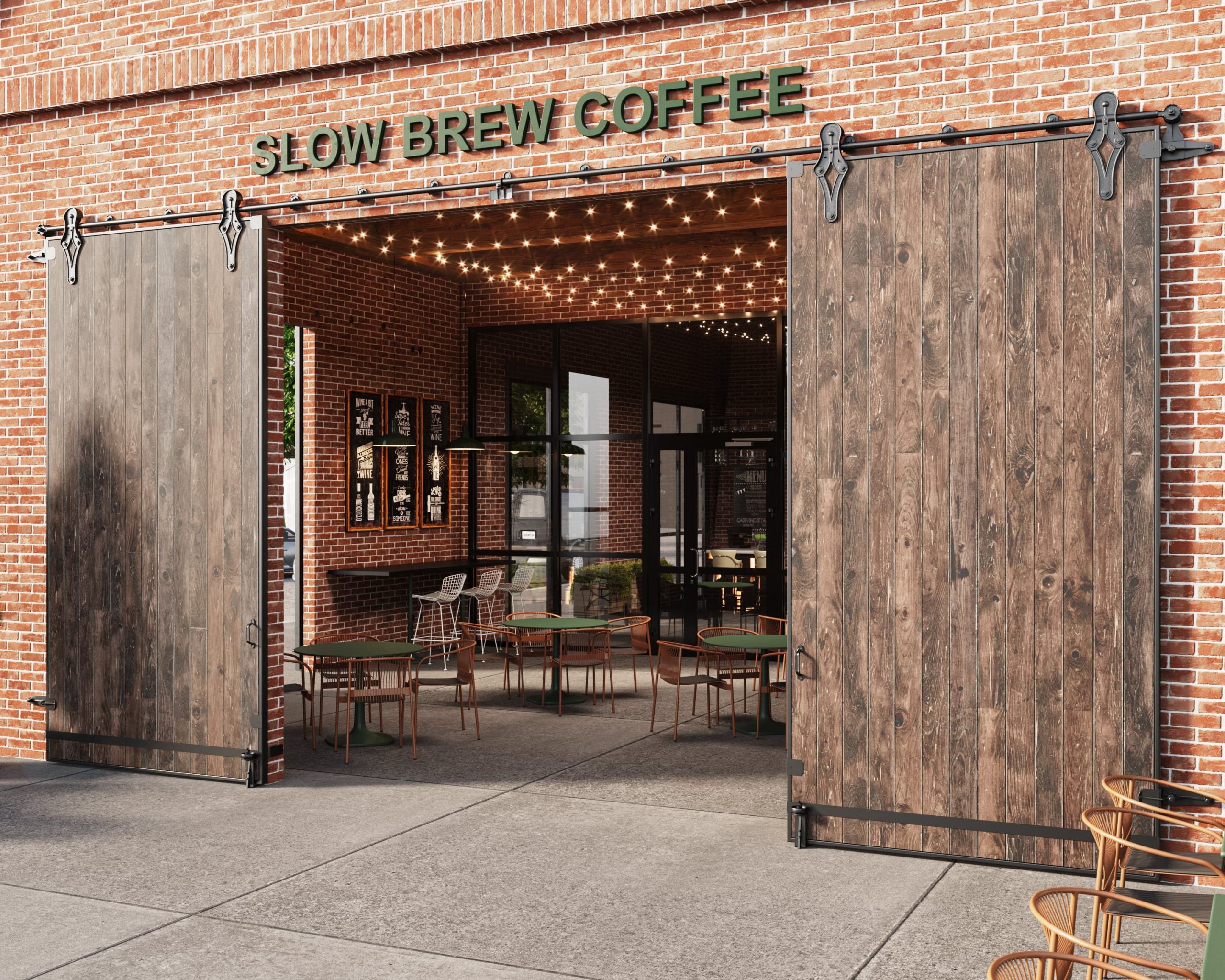 Sliding Door Exterior CGI