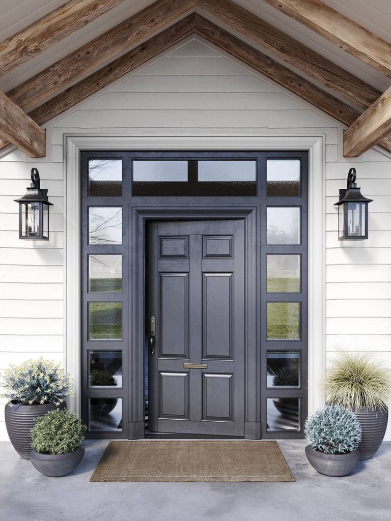 High-Quality 3D Exterior Door Visualization