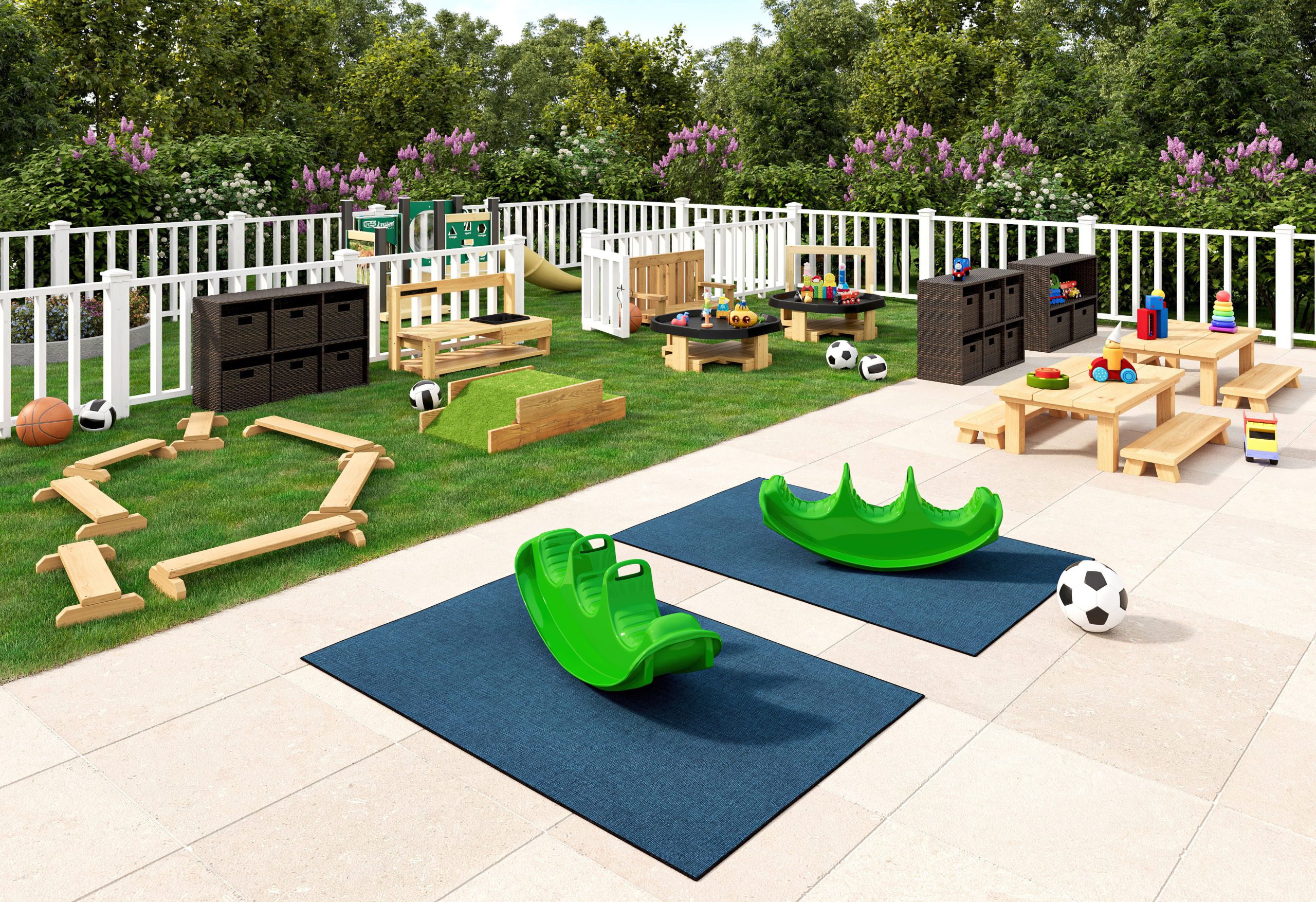 Playground lifestyle rendering