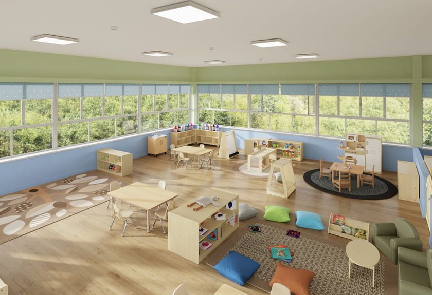 Kids furniture lifestyle render