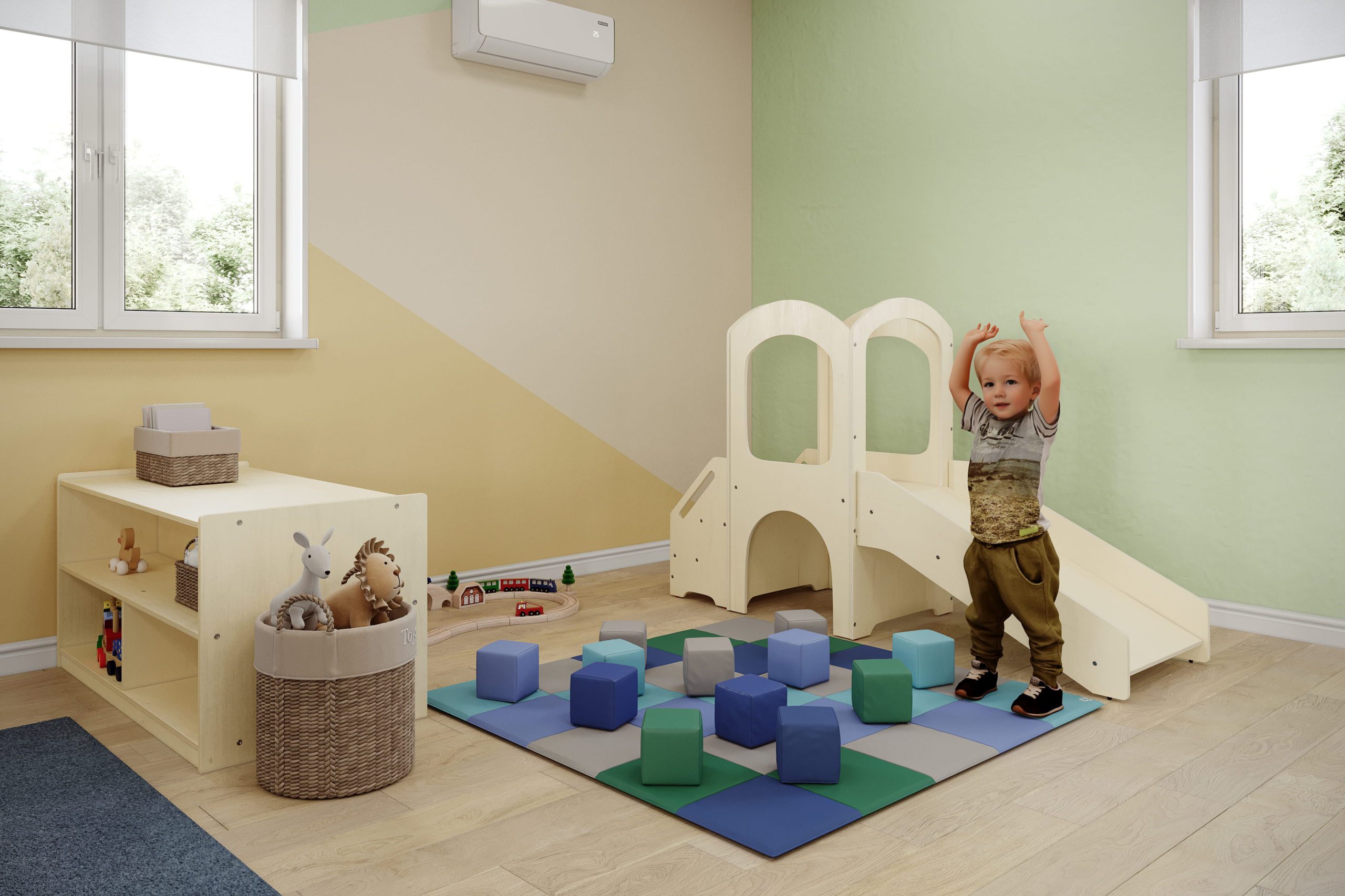 Kids room lifestyle render
