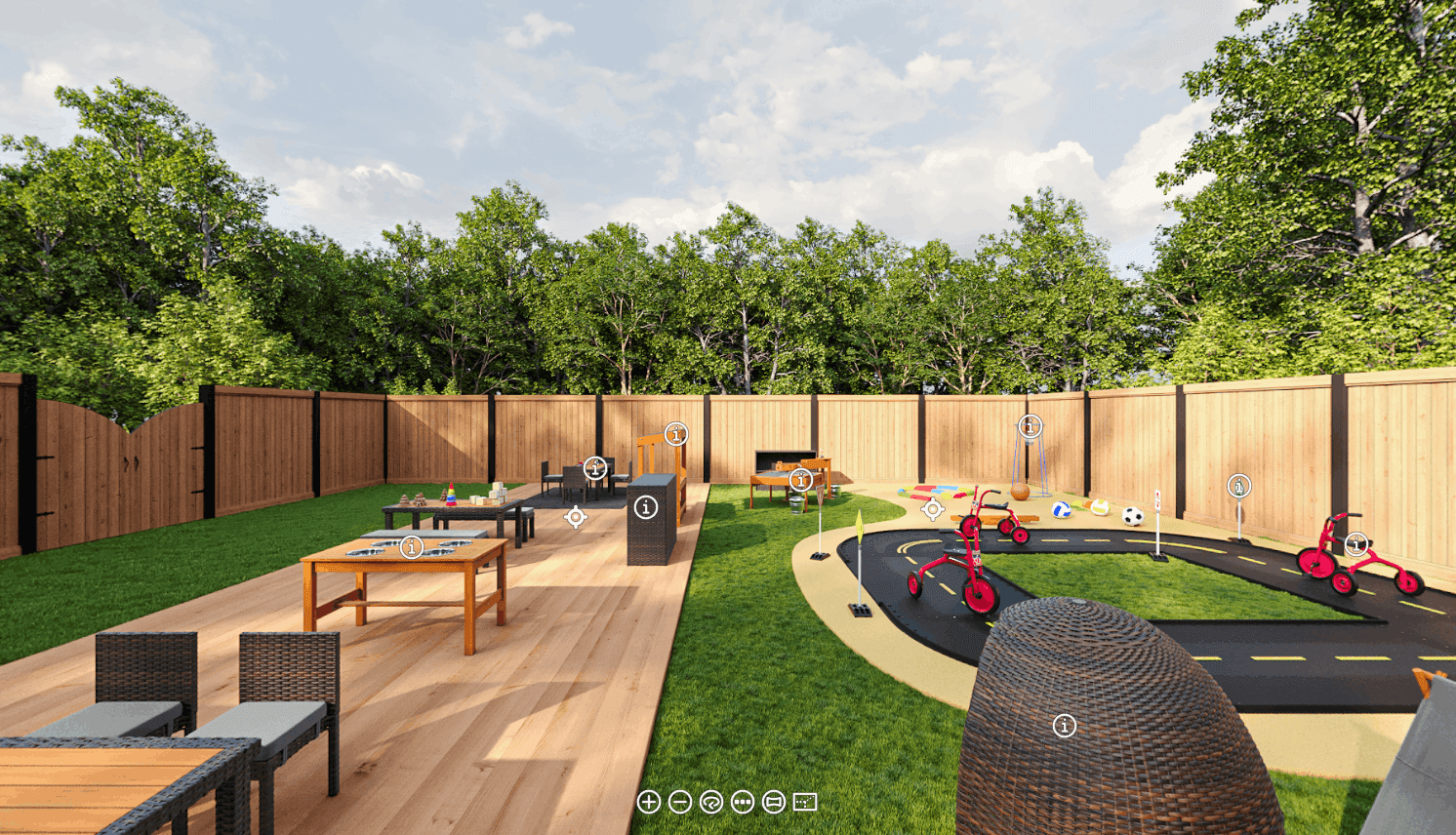 Playground lifestyle render