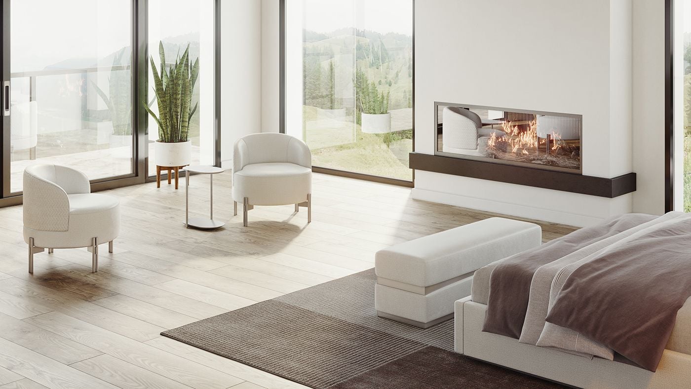 Living Room Set of Items Lifestyle Render