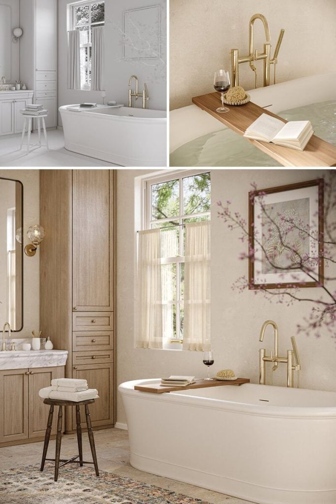 Photorealistic 3D Interior Rendering of a Modern Bathroom