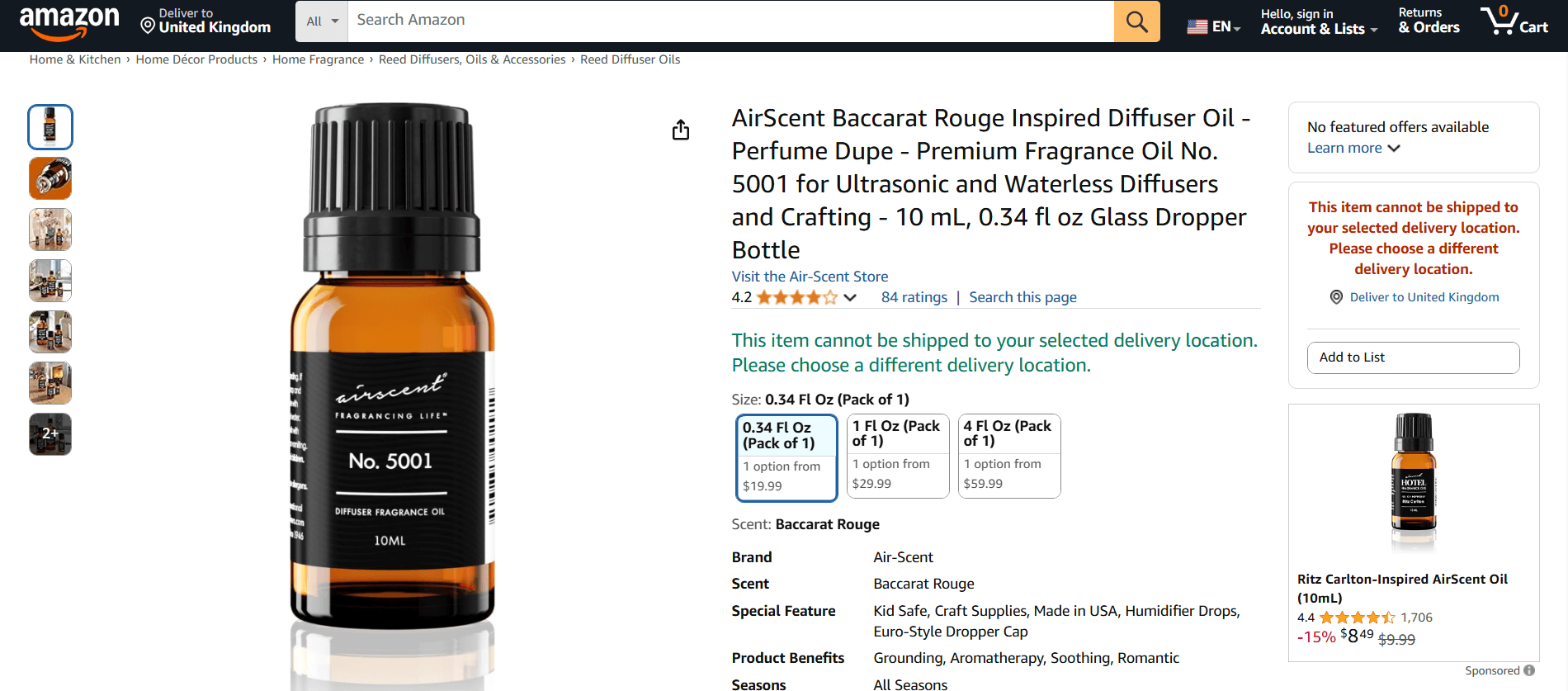 Fagrance CGI for Alpha Aromatics Amazon