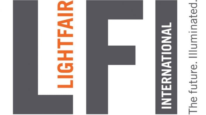 A Logo of a LightFair Furniture and Lighting Exhibition