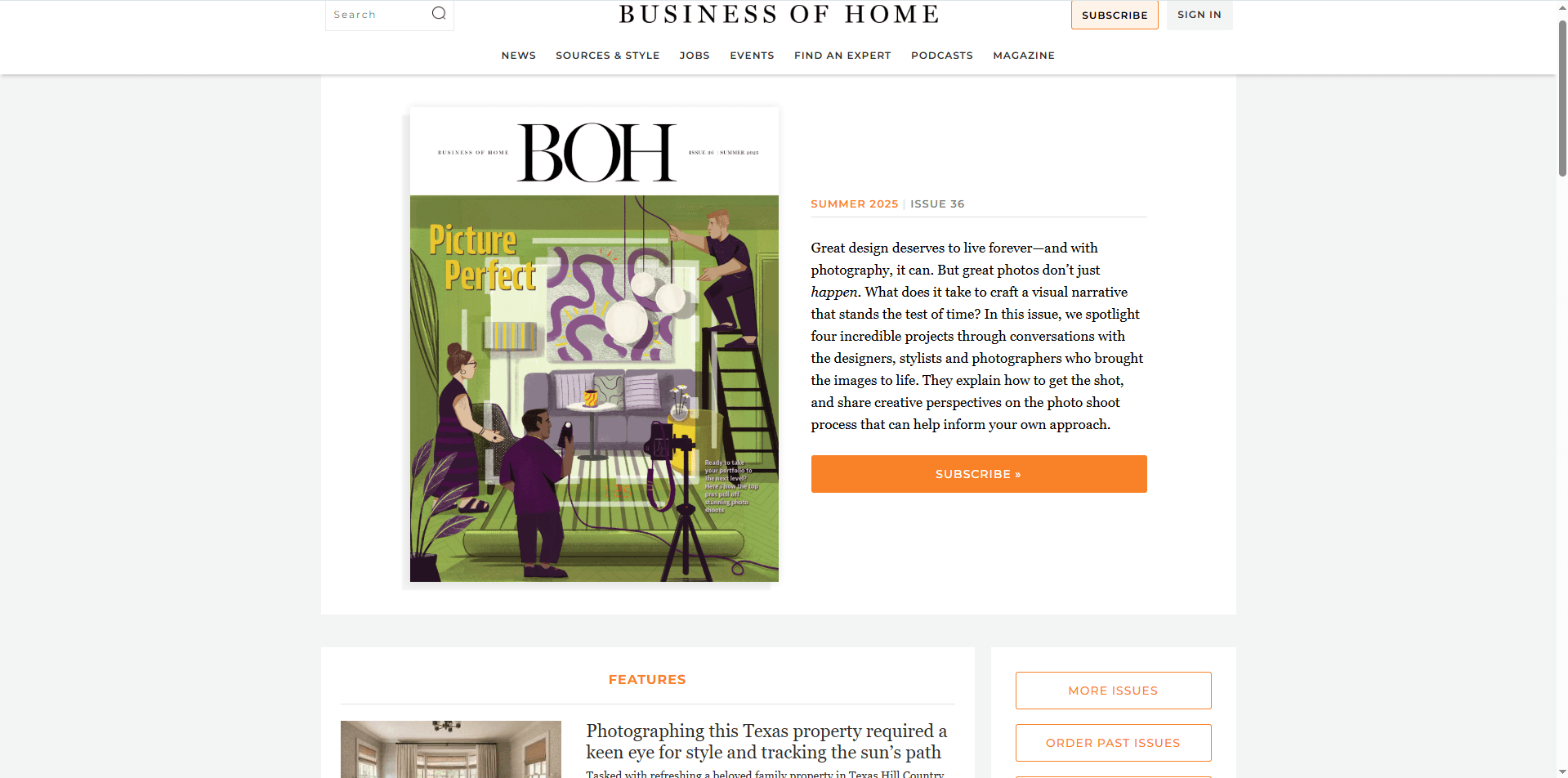 A Sneak Peek of a Business of Home Furniture Online Magazine 