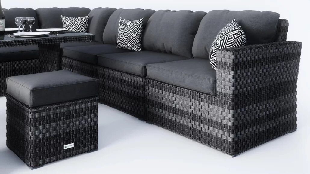 A Close-Up View of High Complex Furniture 3D Models