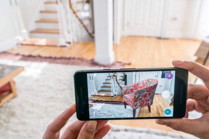 Furniture online store: AR technology