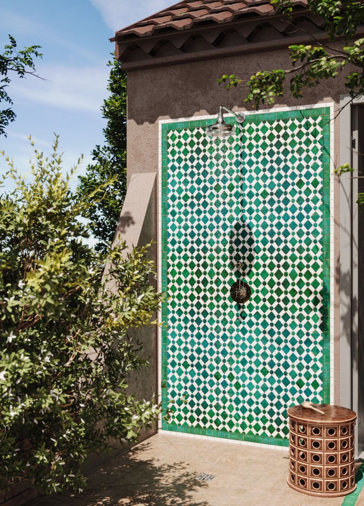 3D Exterior Shower Design – Photorealistic Rendering
